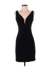 Xscape Women Black Cocktail Dress 2 Petites