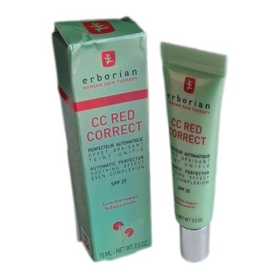 Erborian CC Red Correct - Creme gegen Rötungen mit Centella Asiatica - Koreanisc