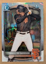 2025 Topps Bowman Chrome Mega Bo Davidson Laser Refractor #BCP-206 Giants