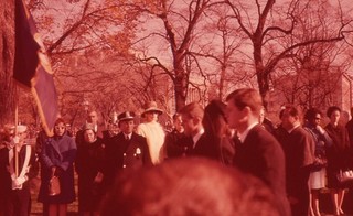 1963 Kodak Ektachrome Slide RFK/Bobby Ted and Jackie Kennedy at JFK Funeral