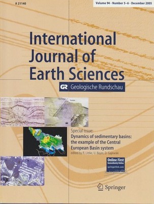 International Journal of Earth Sciences. Volume 94. (5 Hefte) Geologische Rundsc