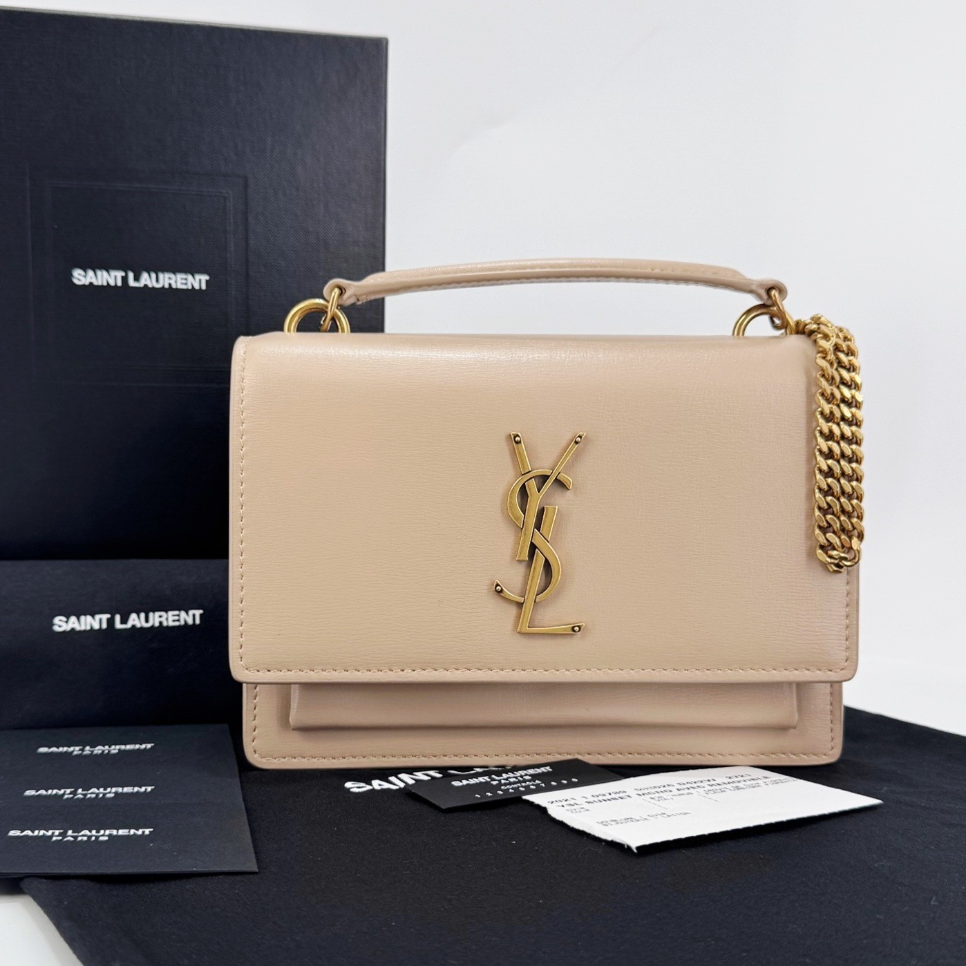 Saint Laurent Monogram Sunset Mini borsa a tracolla e borsa a tracolla 533026 141429097