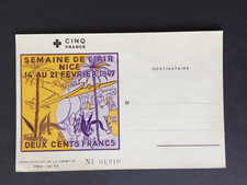 FRANCE 1947 NICE AIR WEEK POSTCARD NOT POSTED