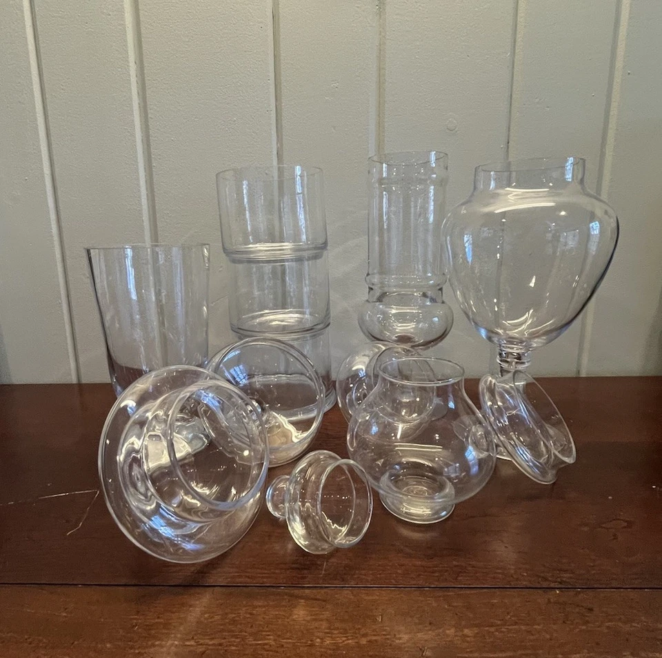 Clear Glass Apothecary Jars *YOU CHOOSE* Candy Decor Display *READ* - Image 2 of 4