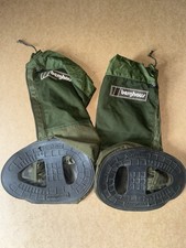 erghaus Yeti Gaiters Olive Green Large Vintage Made in Gt Britain GORE-TEX OG