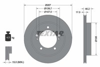 2X Textar Bremsscheibe 92076400 FüR Suzuki