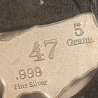 0.999 Fine Silver 5g Silver Donald Trump Election Map in Display Case — photo 3