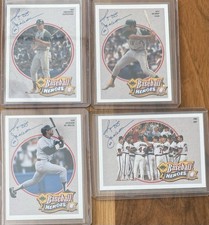 1990 Upper Deck Baseball Reggie JACKSON Baseball Heroes Incomplete set 4 of 9