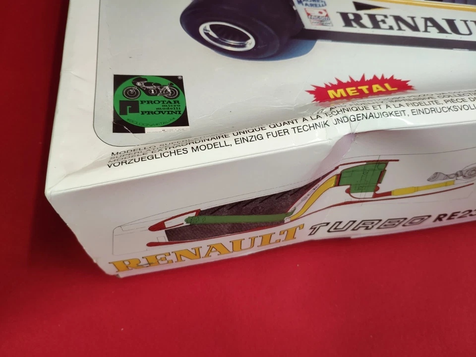 PROTAR 1/12 RENAULT TURBO RE23 JABOUILLE ARNOUX PROVINI MODELLO KIT NO TAMIYA 🔺 - Immagine 2 di 4