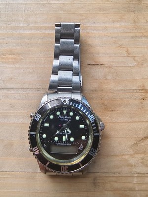 Vintage Mens Philip Persio Chrono Alarm Watch Quartz