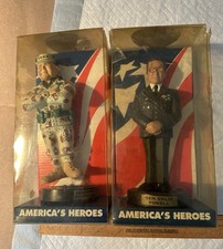 2 Action Figures General Colin Powell Norman Schwarzkopf In Time Products 1993 
