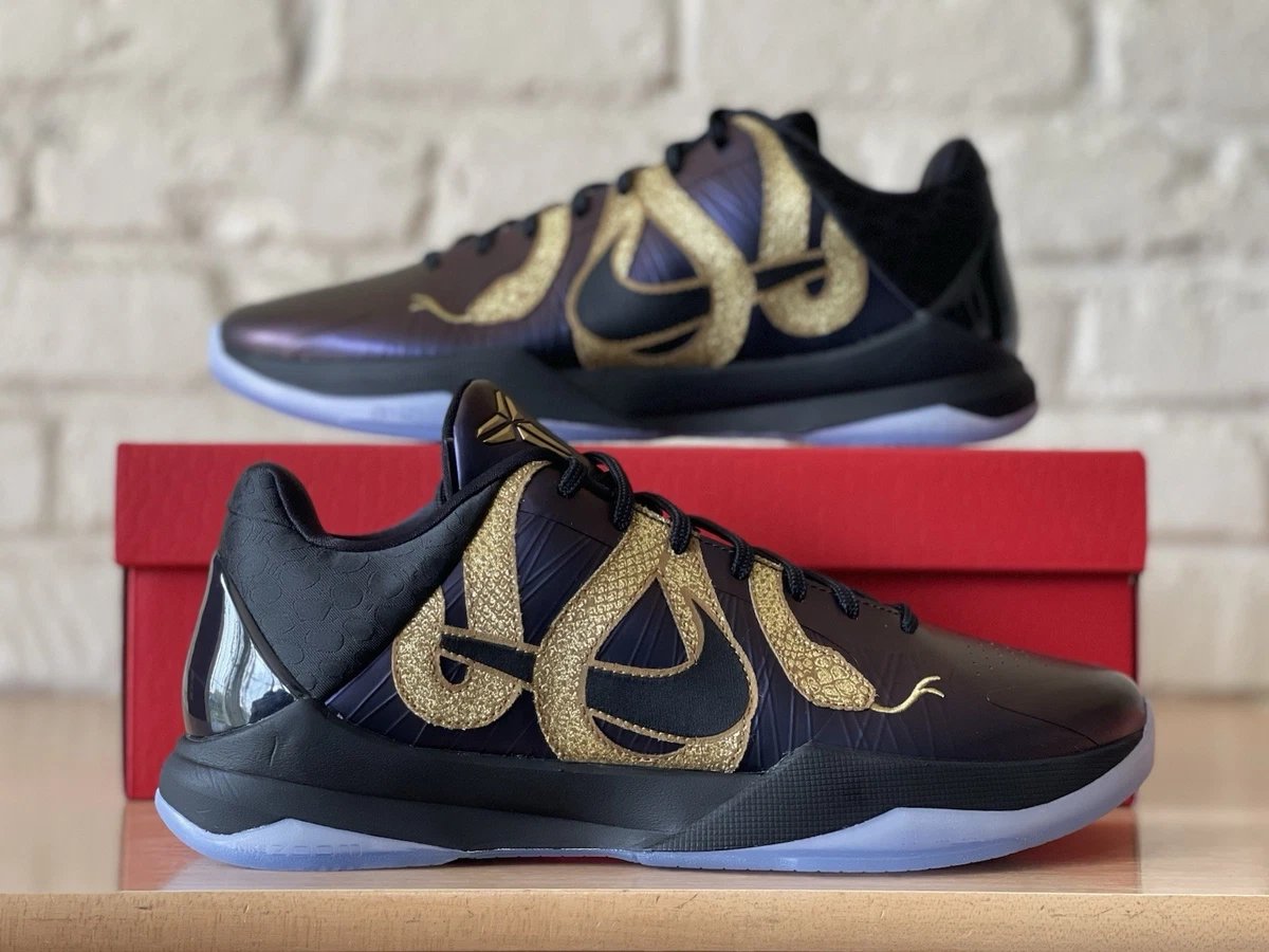 Nike Zoom Kobe 5 Protro Year of the Mamba Purple Gold Shoes IB4481