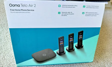 Ooma Telo Air 2 Wireless VoIP Home Phone with 3 HD3 Handsets