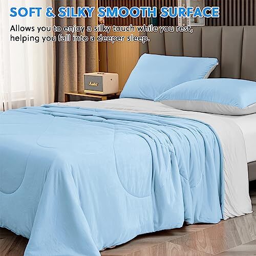 Electric Cooling Blanket TELUS Cooling Comforter Twin/Twin XL