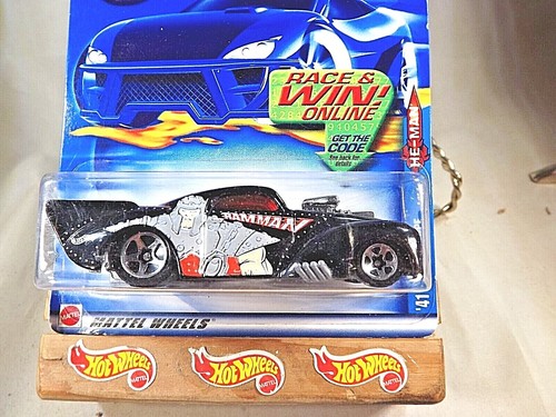 2002 Hot Wheels #091 He-Man Series 1/4 '41 WILLY'S COUPE Black w5Sp MalaysiaBase - Picture 2 of 6