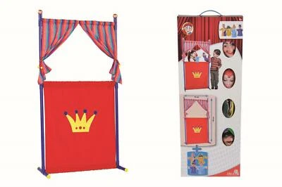 Simba - Puppentheater + 4 Handpuppen - Kasperletheater Kasperltheater