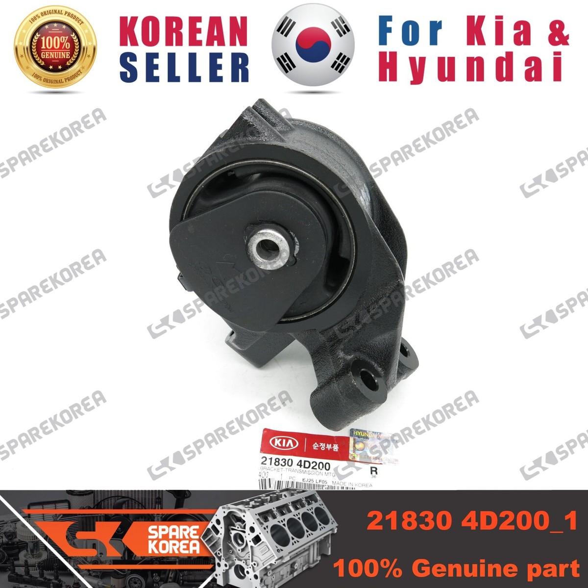 Genuine/OEM 218304D200 BRKT-T/M MTG for Kia Grand Carnival (Sedona