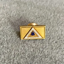 Telephone Pioneers of America 1875-1911 Bell Logo Pin Balfour 1/10 10K