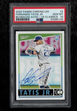 2020 Panini Chronicles Fernando Tatis Jr 2019 Classic /10 RC Auto PSA 10