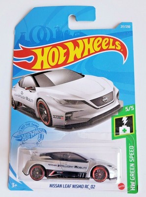 Hot Wheels Nissan Leaf Nismo Rc 02 Gray Grey 217 217 250 21 Green Speed 5 5 Ebay