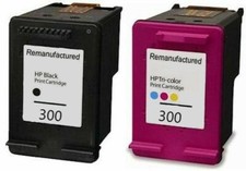 Refilled Ink For HP 300 Black + Colour Cartridges For F4500 F4580 F4583