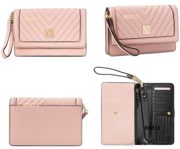 Victoria's Secret The Victoria Tech Wristlet In Orchid Blush NEW