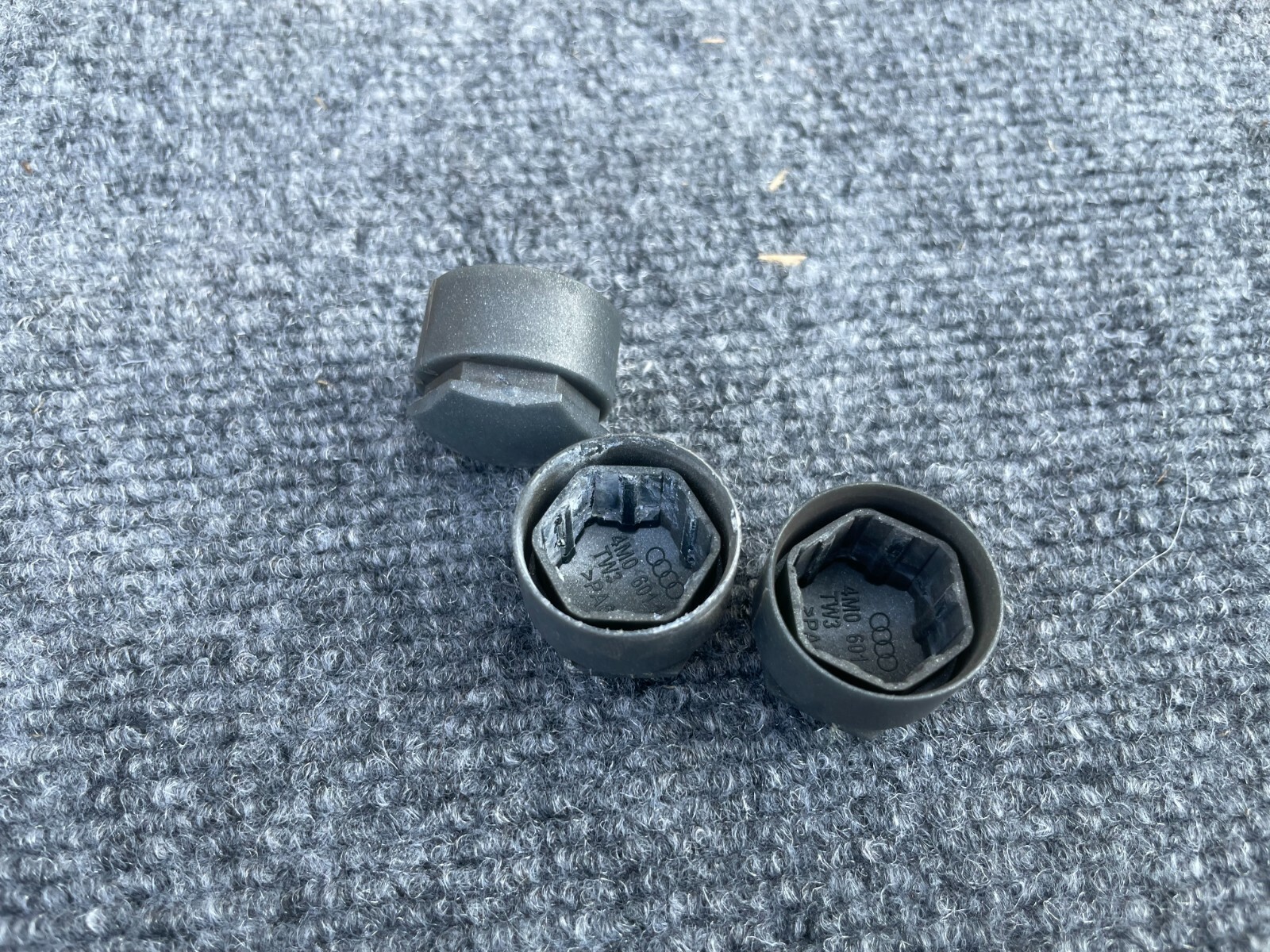 WHEEL LUG NUT COVER CAP SET OF 3 OEM 72K 20172019 AUDI A3 S3 8V eBay