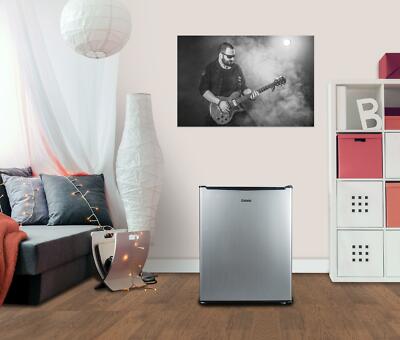 2.7 Cu Ft Mini Refrigerator Stainless Steel Single Door Small