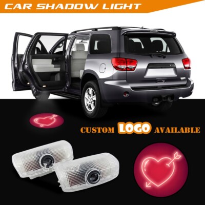 Fall in Love Symbol Car Door Projector LED Ghost Shadow Light For Toy ota Le xus