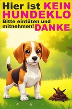 Kein Hundeklo  Schild gegen Hundekot Aludibond 3mm Schild  Warnschild HK0003
