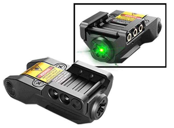 HAWK GAZER LG-9 Low Profile Green Laser for Pistol Handgun Gun