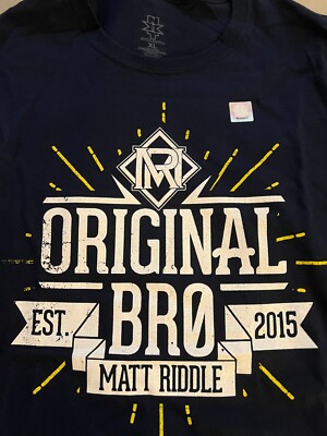 Brand New WWE/NXT Matt Riddle ''Original Bro'' Size XL T-Shirt