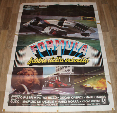 SPEED FEVER Org. ita. Plakat 79´ XXL Jochen Rindt, Niki Lauda - DOKU FORMEL 1