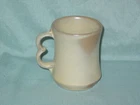 Vintage Frankoma Pottery Cream & Tan  Desert Sand Mug #C9