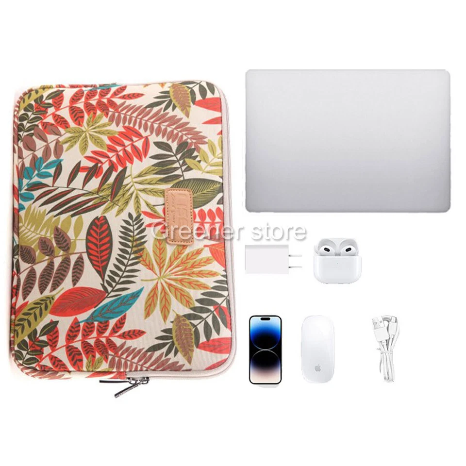 Laptop Bag Waterproof Neoprene Sleeve Case for 10" 11.6" 12" 13" 14" 15.6" inch - Image 2 of 4