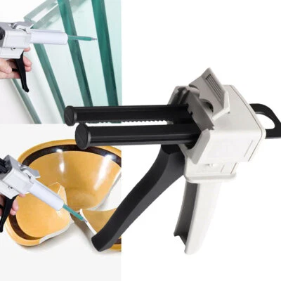 50ML AB Epoxy Glue Gun Applicator Glue Adhesive Dispense Glue Gun Mixed 1:1 2:1