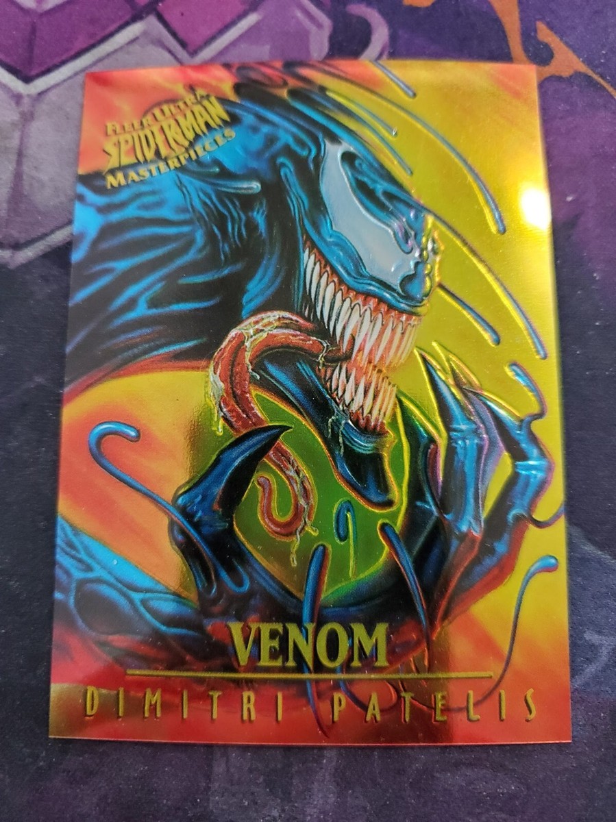 めた【fleerULTRAスパイダーマン】lヴェノムなど6枚 Venom Dimitri Patelis Fleer Ultra Spiderman Masterpieces Limited
