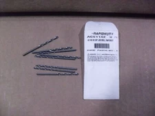NINE !! Rapidkut #42 HSS Drill Bits Made In USA