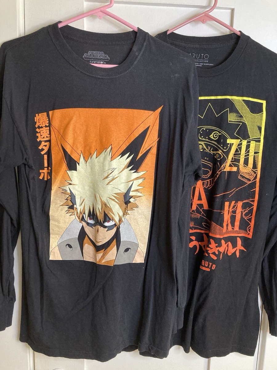 Anime Long Sleeve T Shirts My Hero Academia Naruto Shippuden