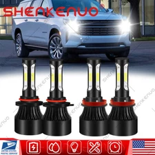 For Chevy Tahoe 2007-2020 LED Headlight High Low Beam Bulbs Super Bright 6000K