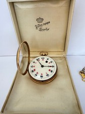 Rare Antique 18k Gold Enamel Daoguang Emperor Chinese Qing Dynasty Pocket Watch