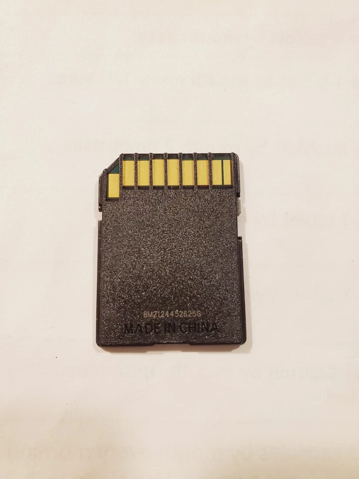 Tarjeta SD CHEVY GMC CADILLAC 2018-2024 NAVEGACIÓN 8554 9837 GM de fábrica OEM Foto 2 de 2