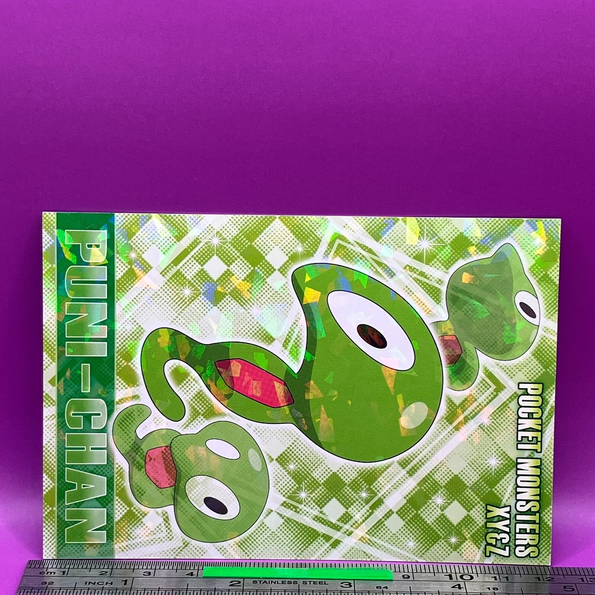 Squishy Pokemon Bromide Card Holo Diamond & Pearl Nintendo ENSKY