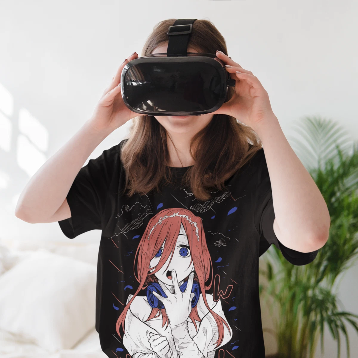 Miku Nakano, Quintessential Quintuplets, Anime Waifu, 5-toubun no Hanayome,  Nino Essential T-Shirt for Sale by boutique shop