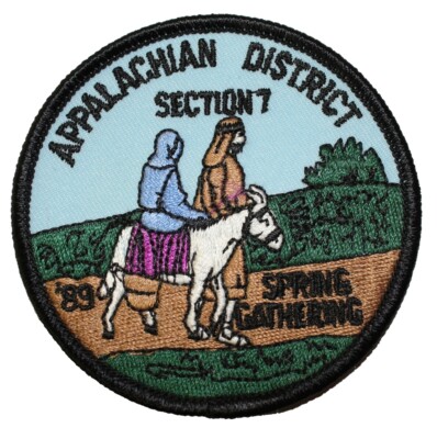 Appalachian District Section 7 1989 Spring Gathering Boy Scout Uniform Patch