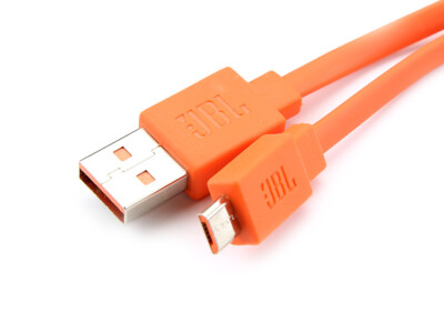 1m/3Ft Micro USB orange charge cable for JBL Charge 2+ Flip