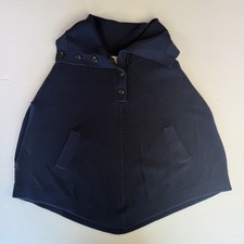 Banana Republic Blue Poncho Knit Sweater Size XS Cotton