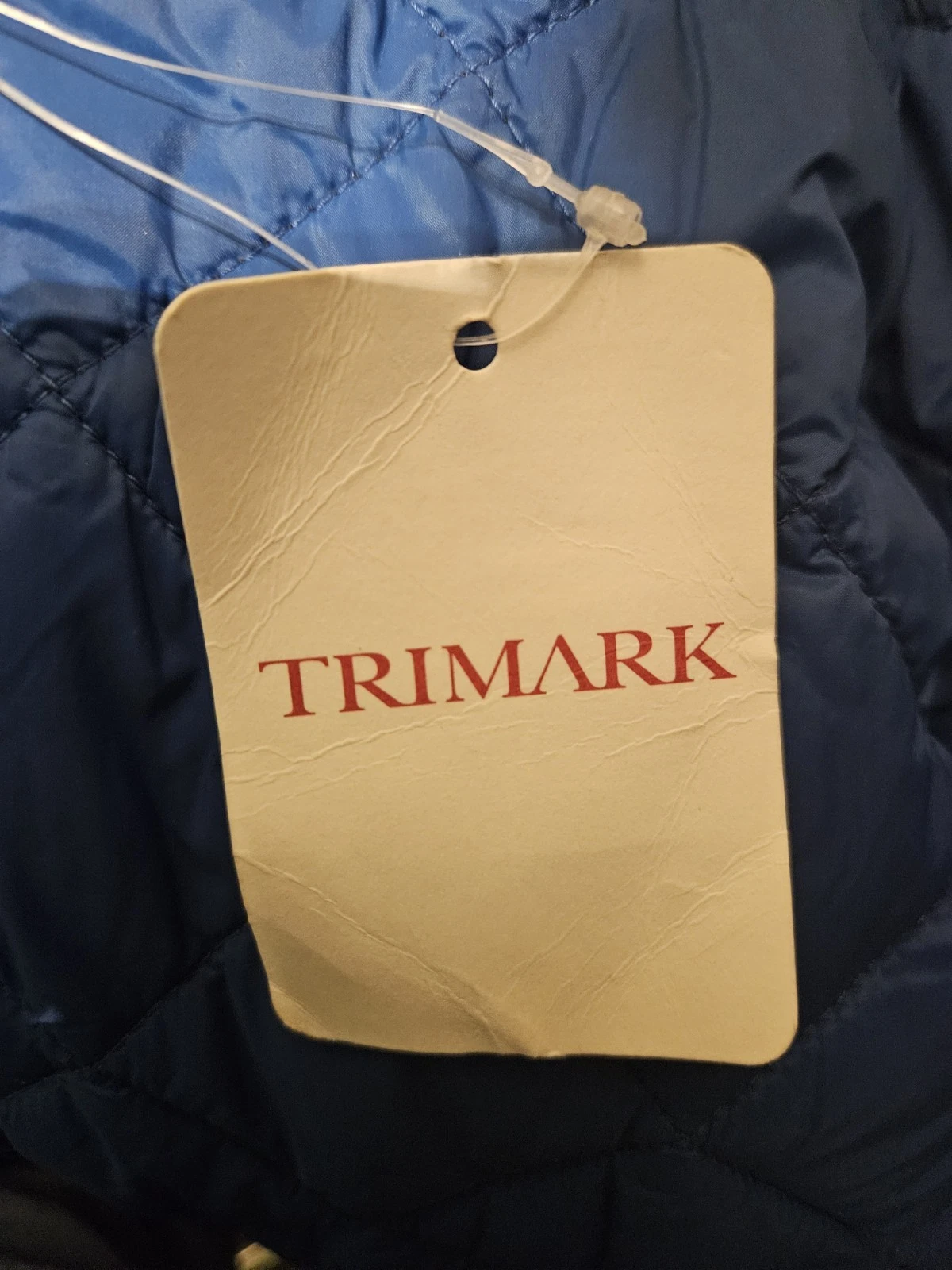 T458) Trimark Mens Medium Blue Rougemont Hybrid Insulated Jacket w/ Houzz Logo - product detail image 4