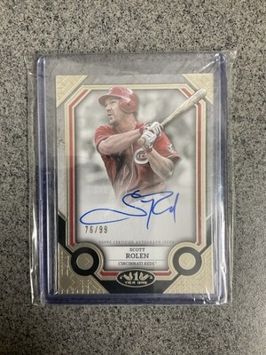 2024 Topps Tier One #T1A-SR Scott Rolen Tier One Auto 76/99 Reds