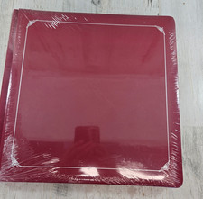 Creative Memories 12x12 Album Red With Silver Scrapbook